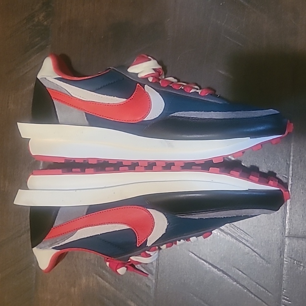 UNDERCOVER × sacai × Nike LD Waffle "Midnight Spruce" Nike Sneakers - Picture 8 of 13